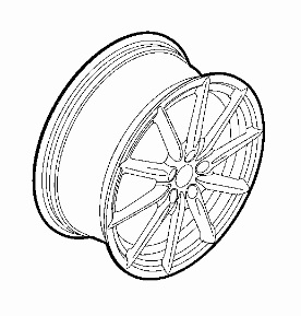 Afbeeldingen van velg 19 INCH TITANIUM