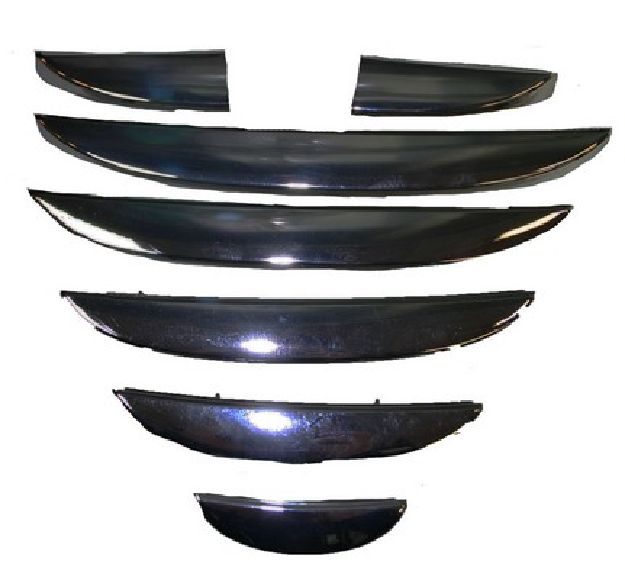 Afbeeldingen van ALFA MITO 2008-2013, REPARATIESET LAMELLEN VOOR HET CHROME GRILLEHART ORIGINEEL