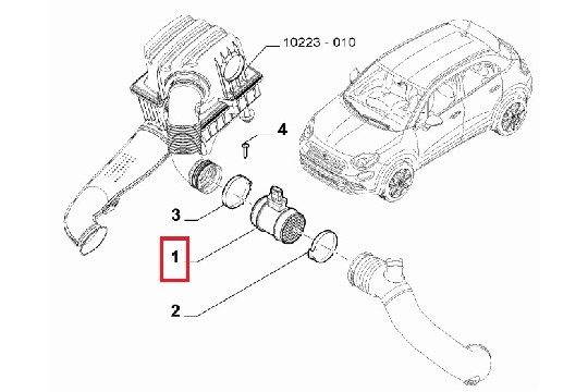 FIAT GROUP - LUCHTMASSAMETER - 46356099 