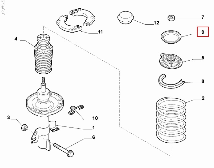 FIAT GROUP - FLAT WASHER - 51832170 FIAT GROUP - FLAT WASHER - 51832170