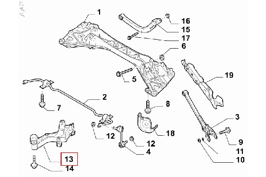 FIAT GROUP - CONTROL ARM - 50518712 FIAT GROUP - CONTROL ARM - 50518712