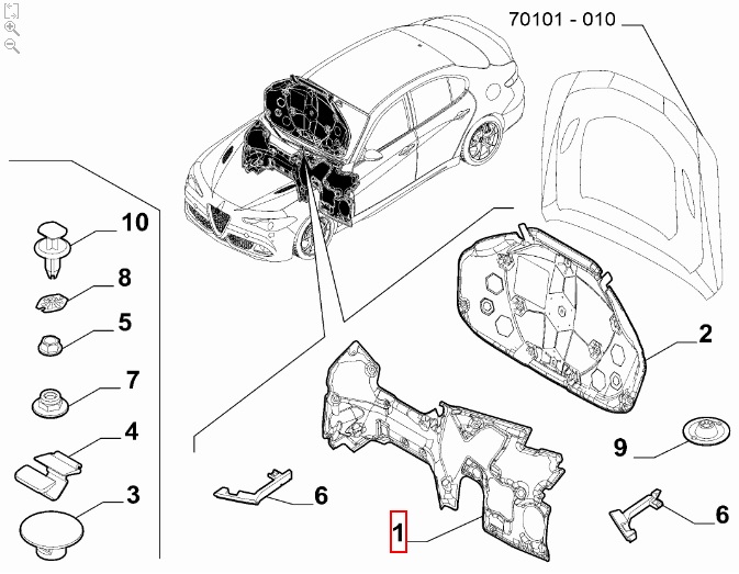 FIAT GROUP - LINING - 50577517 FIAT GROUP - LINING - 50577517