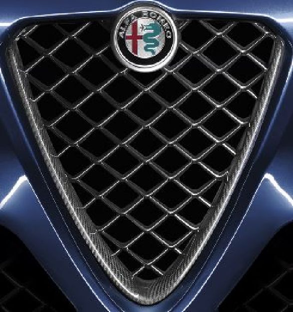 Afbeeldingen van grillehart CARBON GIULIA QV