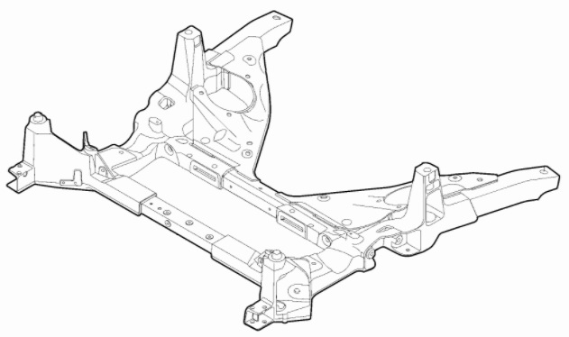 Afbeeldingen van SUBFRAME VOORZIJDE STELVIO