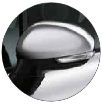 Afbeeldingen van SPIEGELKAPSET CHROOM 500X