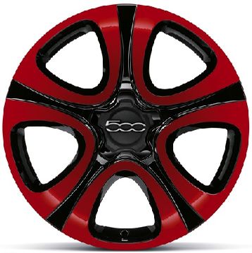 50927533 Afbeeldingen van velgset 18 INCH ZWART & ROOD