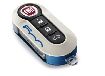 Afbeeldingen van FIAT 500, KEYCOVER SET BIANCO / BLU / VERDE ORIGINEEL