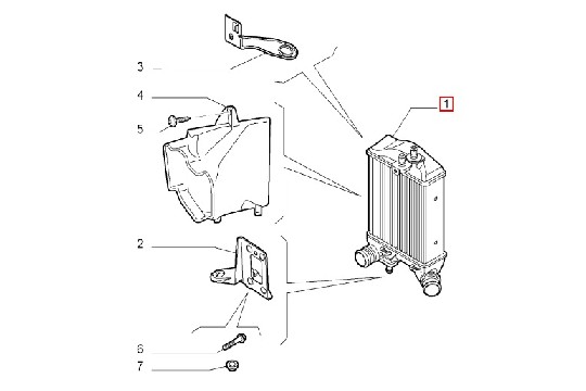 FIAT GROUP - HEAT EXCHANGER - 51819186 FIAT GROUP - HEAT EXCHANGER - 51819186