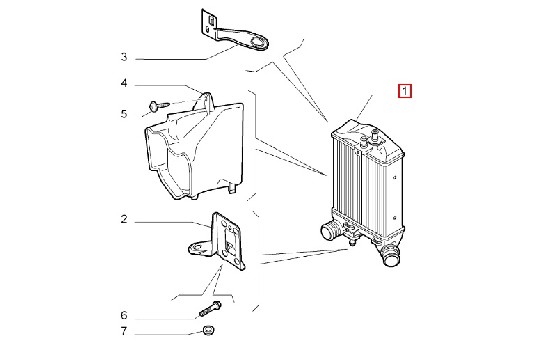 FIAT GROUP - HEAT EXCHANGER - 51819187 FIAT GROUP - HEAT EXCHANGER - 51819187