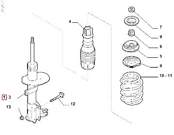 51857951 Afbeeldingen van SCHOKBREKER L.V. PANDA