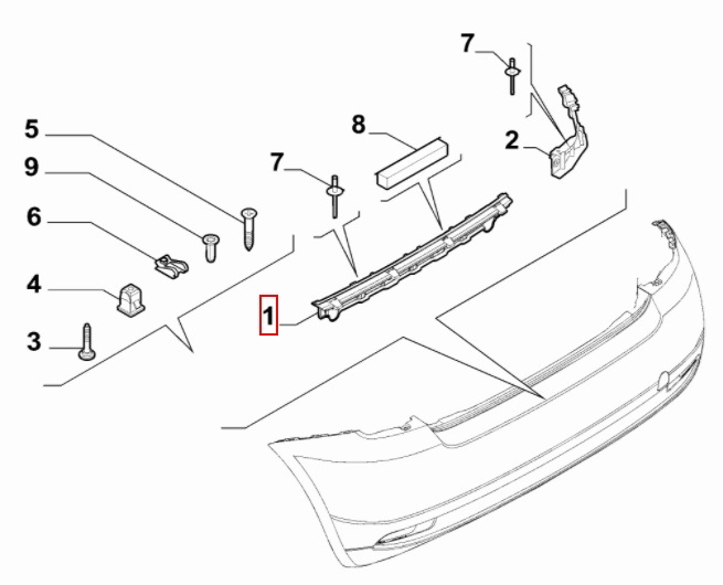 FIAT GROUP - BRACKET - 51865469 FIAT GROUP - BRACKET - 51865469