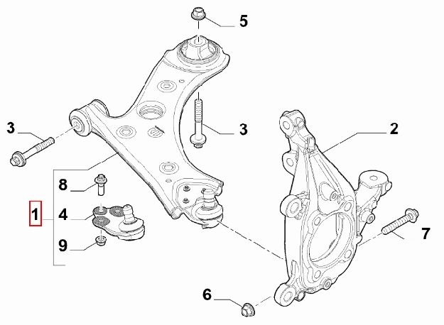 Picture of SWINGING ARM