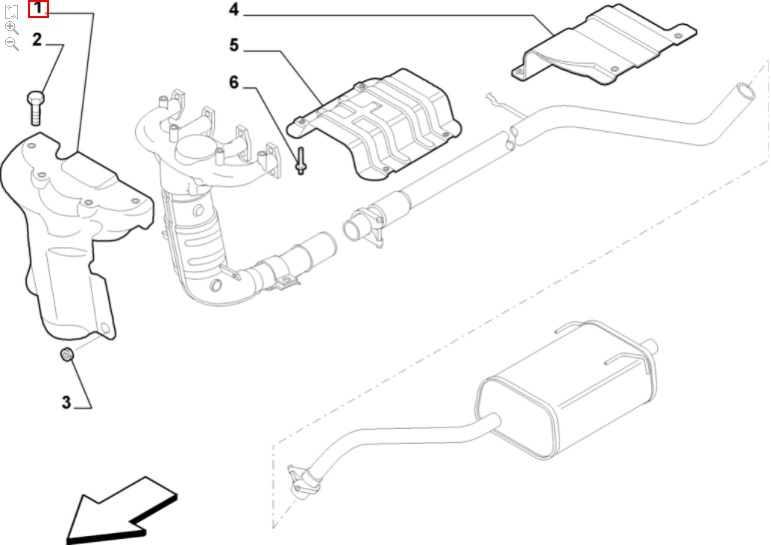 FIAT GROUP - 55182204 - ABDECKUNG