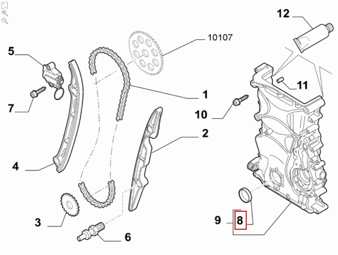 FIAT GROUP - SEALING GASKET - 55227599 