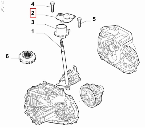 FIAT GROUP - 55236621 - SENSOR FIAT GROUP - 55236621 - SENSOR