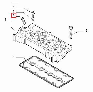 55238665-1 Afbeeldingen van OLIEFILTER/DEKSEL  ZEEFJE MULTIAIR KOP ORIGINEEL