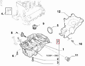 55268370 Afbeeldingen van ALFA ROMEO GIULIA 2.0 T, SENSOR OLIENIVEAU ORIGINEEL