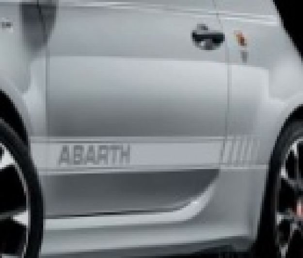 Afbeeldingen van abarth SPORTSTRIPING WIT