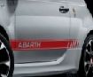 Afbeeldingen van abarth SPORTSTRIPING ROOD