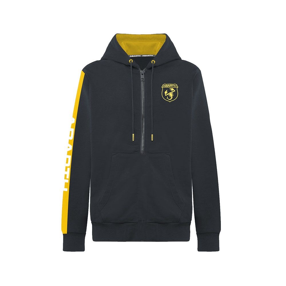 Afbeeldingen van HOODIE ABARTH ZWART/GEEL XXL