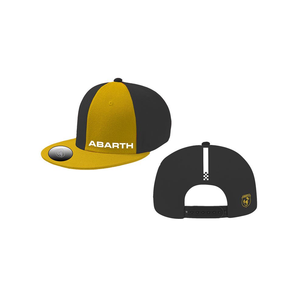 Afbeeldingen van ABARTH CAP ZWART/GEEL KIDS