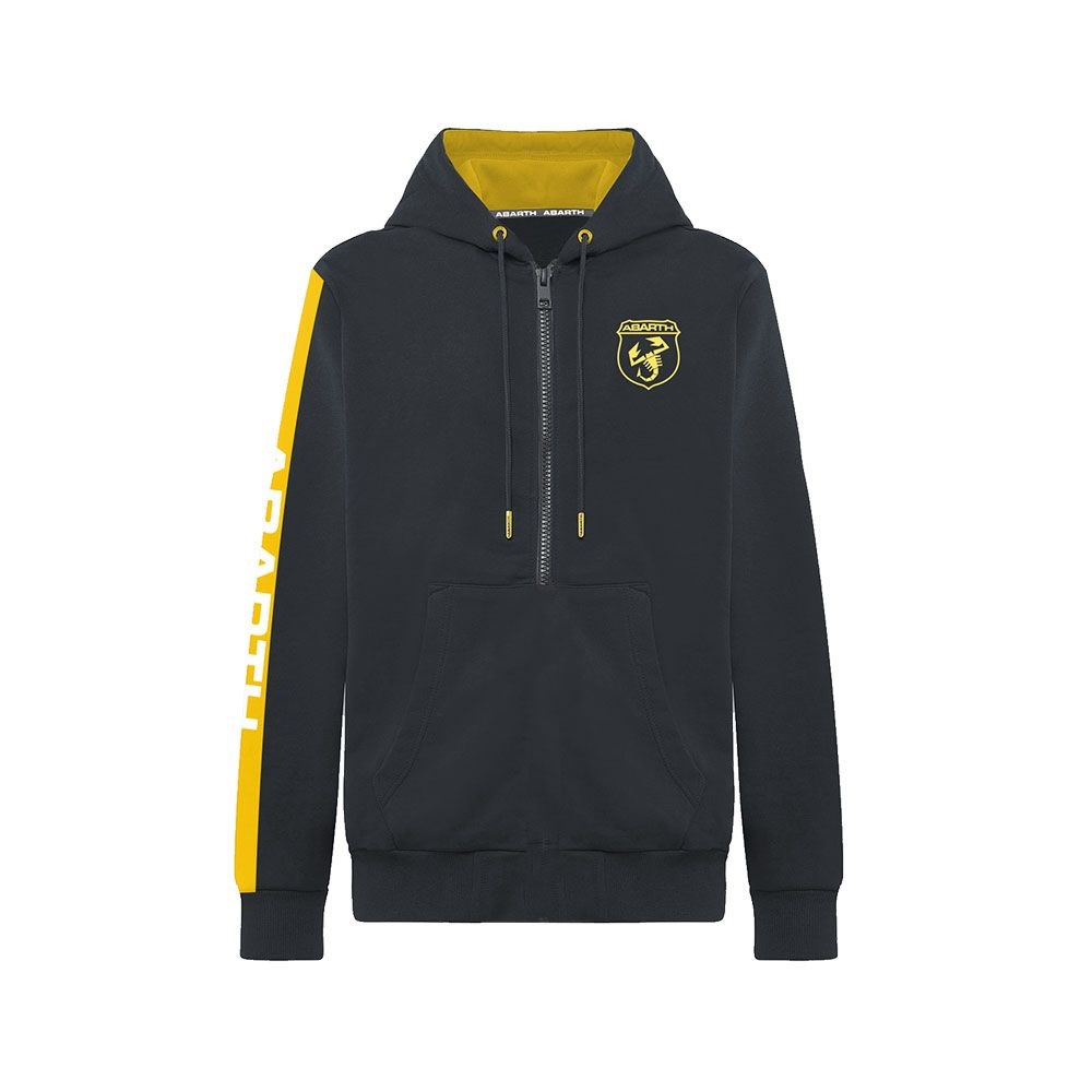 Afbeeldingen van HOODIE ABARTH ZWART/GEEL XXXL