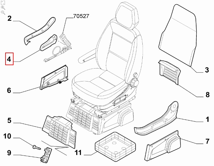 FIAT GROUP - 60911485 - VERKLEIDUNG FIAT GROUP - 60911485 - VERKLEIDUNG