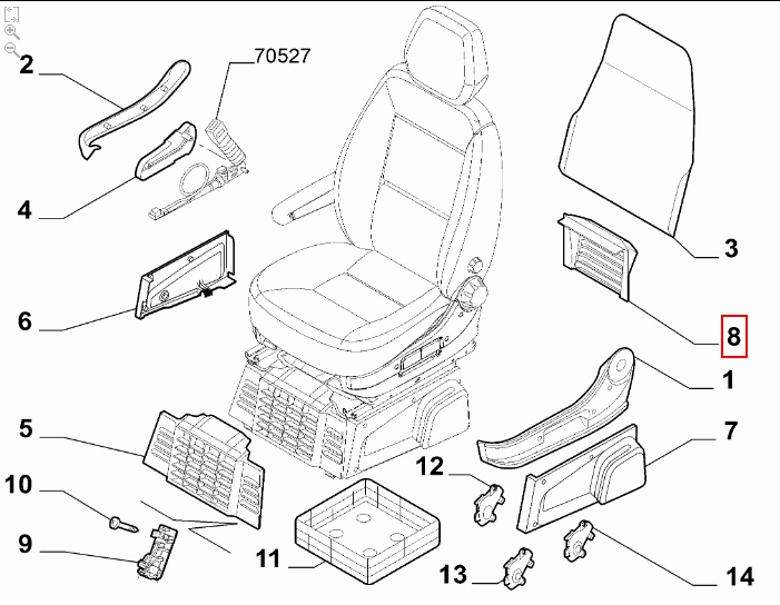 FIAT GROUP - 60911739 - VERKLEIDUNG FIAT GROUP - 60911739 - VERKLEIDUNG