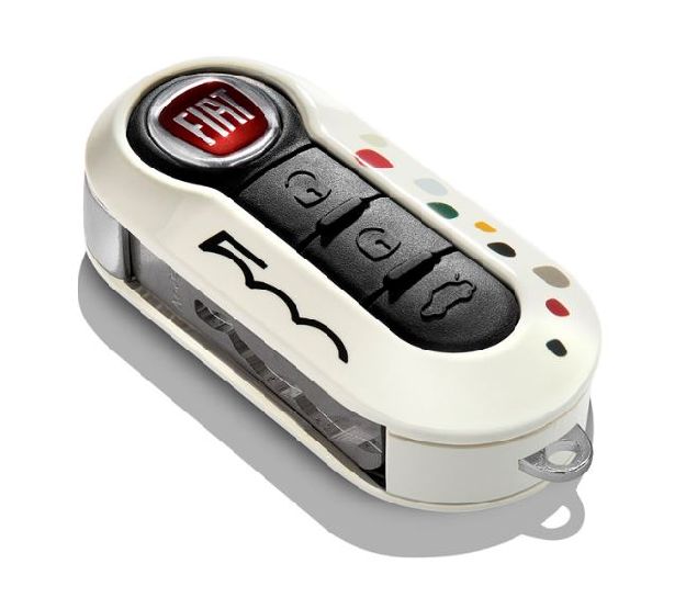 Afbeeldingen van key COVERS WIT MET STIPPEN