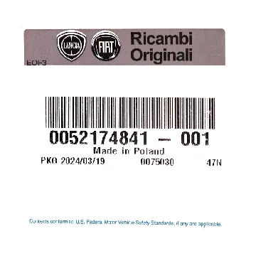 FI-0000052174841-still-01 Afbeeldingen van FIAT PANDA VANAF 2012, DAGRIJVERLICHTING UNIT PASSAGIERSZIJDE ORIGINEEL
