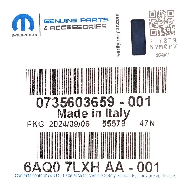 Picture of REAR LEFT DOOR TRIM, BLACK