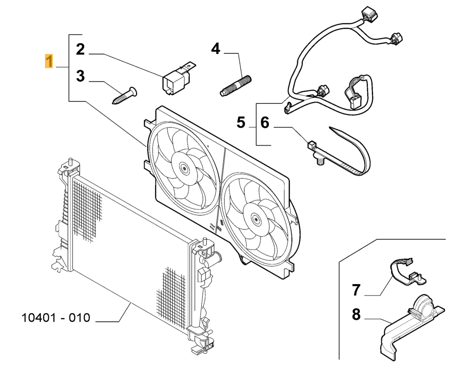 FIAT GROUP - ELECTROFAN - 52104296 FIAT GROUP - ELECTROFAN - 52104296