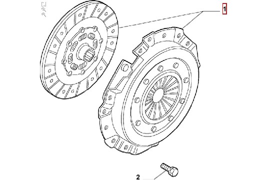 FIAT GROUP - KIT CLUTCH - 46335617 FIAT GROUP - KIT CLUTCH - 46335617