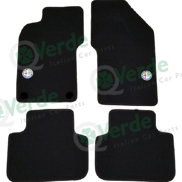 Picture of ALFA ROMEO 147, MAT SET LUSSO VELOURS SUITABLE FOR PIN ATTACHMENT AND WITHOUT ITALIAN FLAG