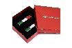 Afbeeldingen van ALFA ROMEO, TRICOLORE BADGE SET 2 STUKS ORIGINEEL