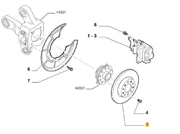 Afbeeldingen van ALFA GIULIETTA, REMSCHIJVEN 264 MM ACHTERAS ORIGINEEL