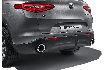 Afbeeldingen van ALFA ROMEO STELVIO MET TREKHAAK, DIFFUSER/ MIDDENDEEL/ SKIDPLATE ACHTERBUMPER MATTE MIRON