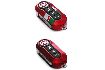 Afbeeldingen van FIAT 500, KEYCOVER SET ROSSO ITALIA ORIGINEEL
