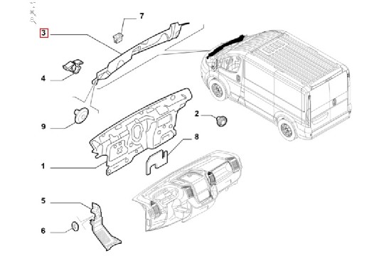 FIAT GROUP - ISOLANT - 1341332080 FIAT GROUP - ISOLANT - 1341332080