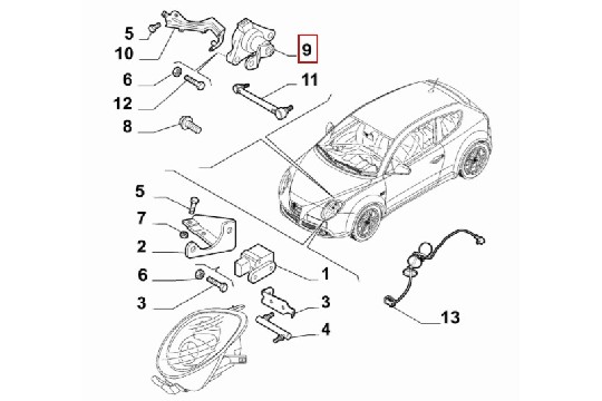 FIAT GROUP - SENDING UNIT - 50513123 FIAT GROUP - SENDING UNIT - 50513123