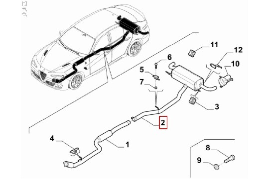 FIAT GROUP - SILENCER - 50552830 FIAT GROUP - SILENCER - 50552830