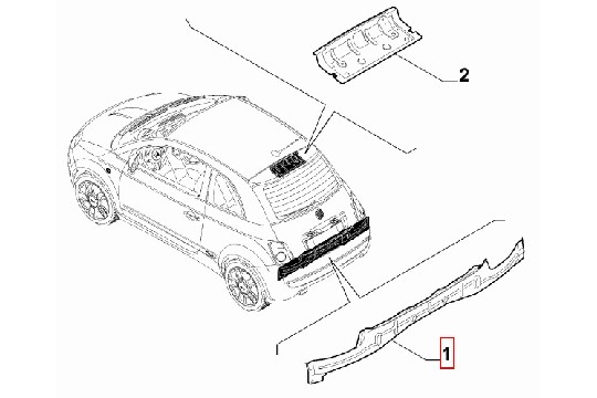 FIAT GROUP - METAL COVERING - 51785330 FIAT GROUP - METAL COVERING - 51785330