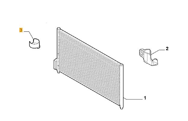 Picture of BRACKET CONDENSER