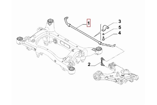 FIAT GROUP - TORSION BAR - 50567982 FIAT GROUP - TORSION BAR - 50567982