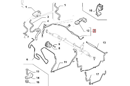 FIAT GROUP - PIPE - 60697953 FIAT GROUP - PIPE - 60697953