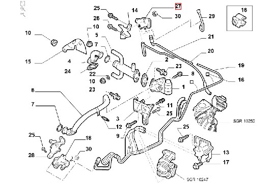 FIAT GROUP - ELECTRO-VALVE - 9663116980 