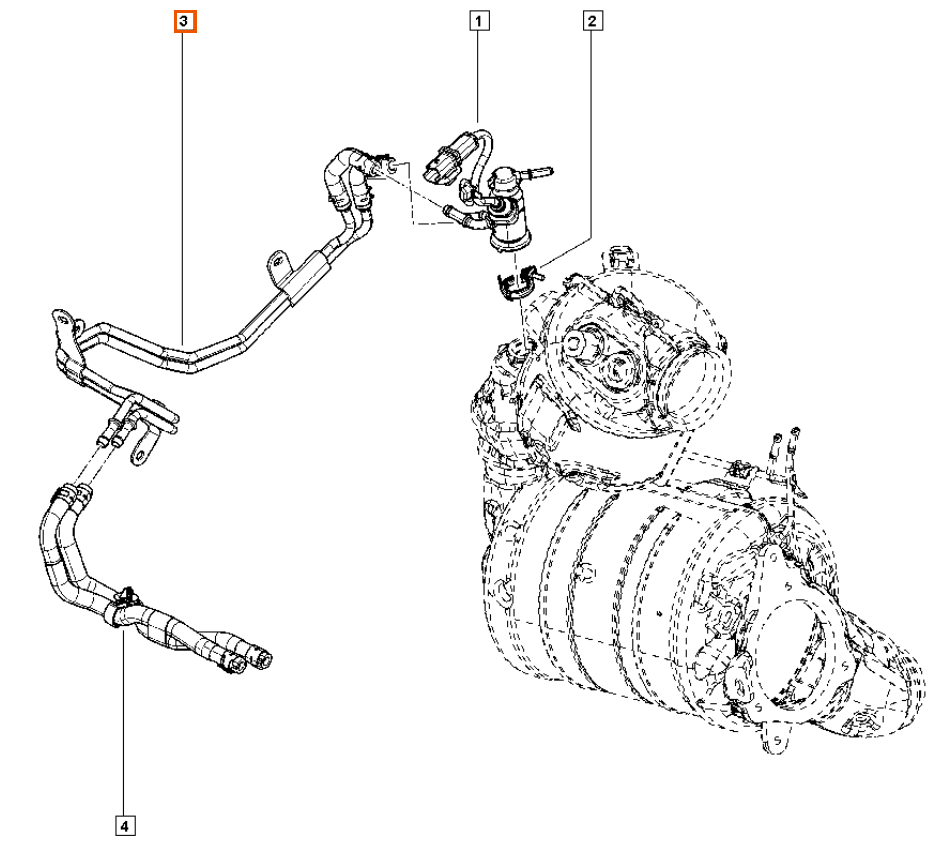 RENAULT DACIA - 204765389R - KÜHLMITTELSCHLAUCH