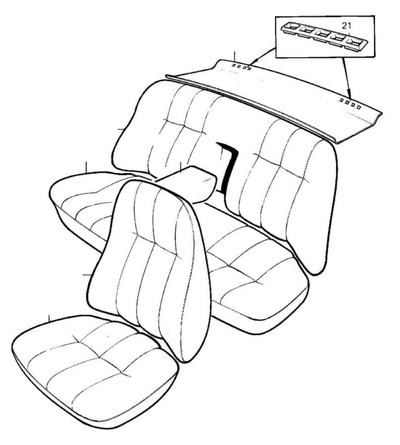 VOLVO - UPHOLSTERY - 1313820 VOLVO - UPHOLSTERY - 1313820
