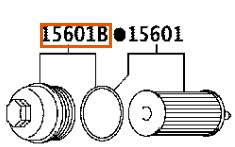 TOYOTA - 15620WA010 - ÖLFILTERDECKEL KOMPLETT TOYOTA - 15620WA010 - ÖLFILTERDECKEL KOMPLETT