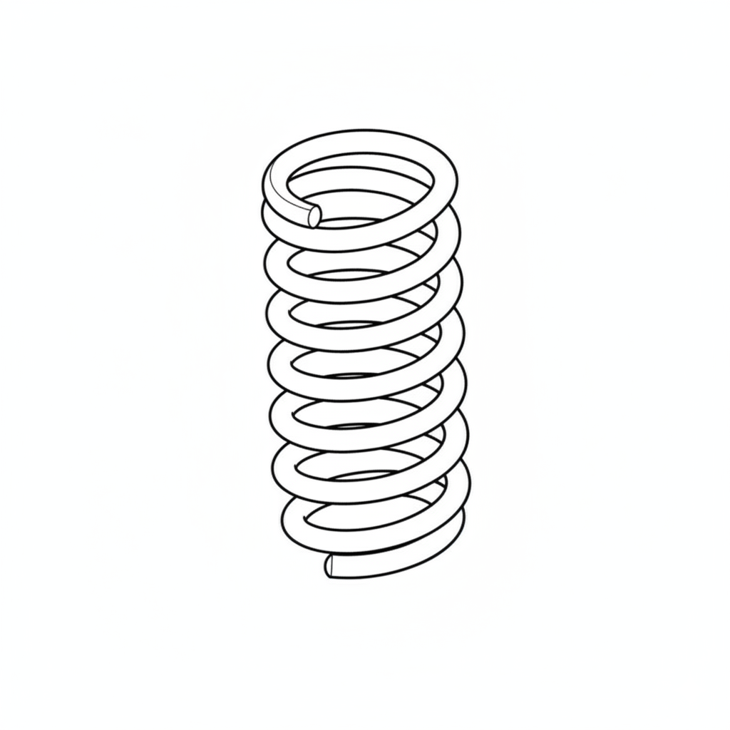 PSA - Front suspension spring - 1606292480